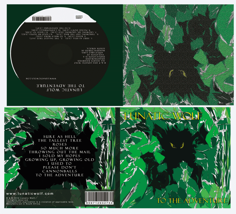 Lunatic Wolf (Album Package Design)