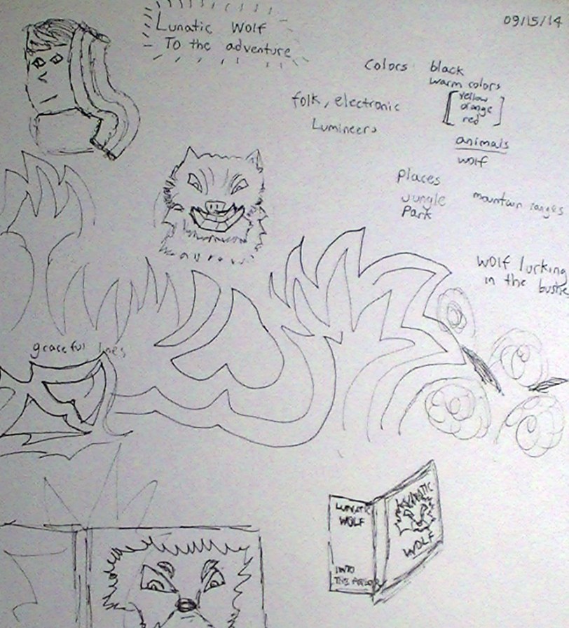 Lunatic Wolf Basis Sketch